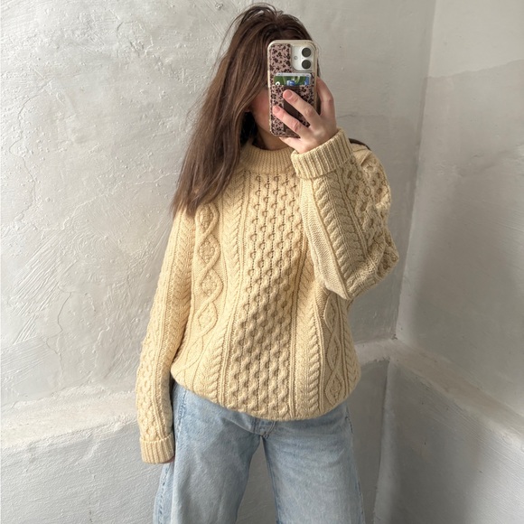 vintage Smith's of Bermuda worsted wool fisherman knit sweater - Picture 12 of 12